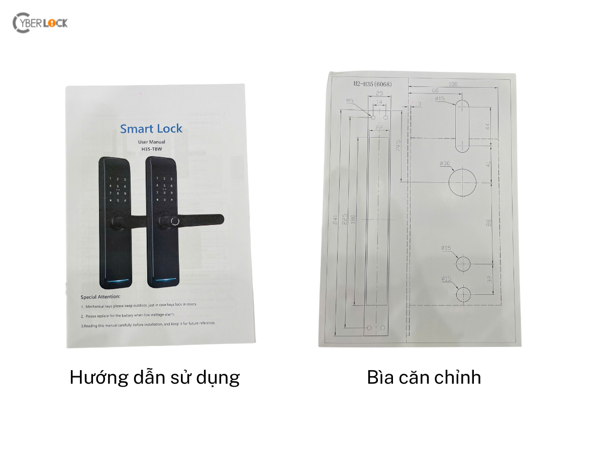 Hướng dẫn sử dụng và bìa căn chỉnh