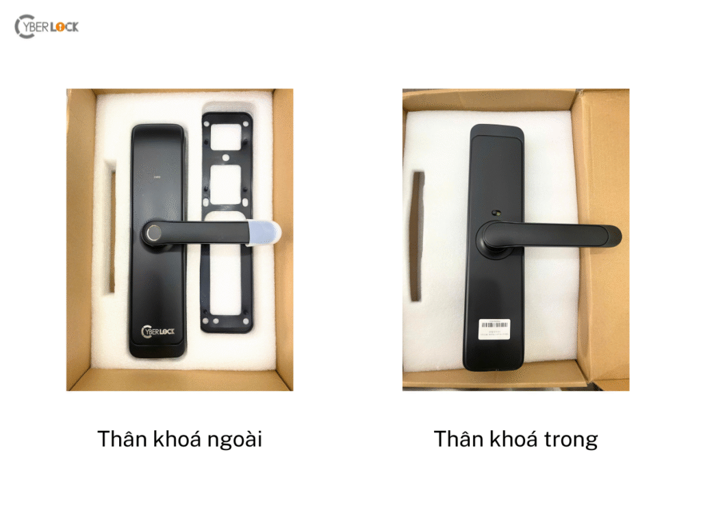 Unbox Khóa Vân Tay Cửa Gỗ WTT45 – Chi Tiết Phụ Kiện Đi Kèm
