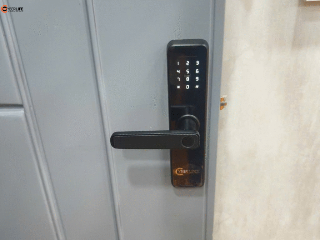 Khóa Cửa Vân Tay Nhỏ Gọn Cho Cửa Phòng – Cyberlock WTT85